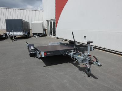 Proline hydraulisch zakbare Motortransporter enkelas 260x155cm 1600kg