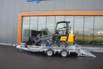 Ifor-Williams GX126 Machinetransporter tandemas 366x184cm 3500kg