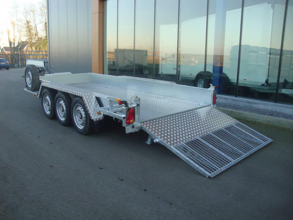 Ifor-Williams GP147 Machinetransporter tridemas 429x193cm 3500kg geremd, foto 5 van 6