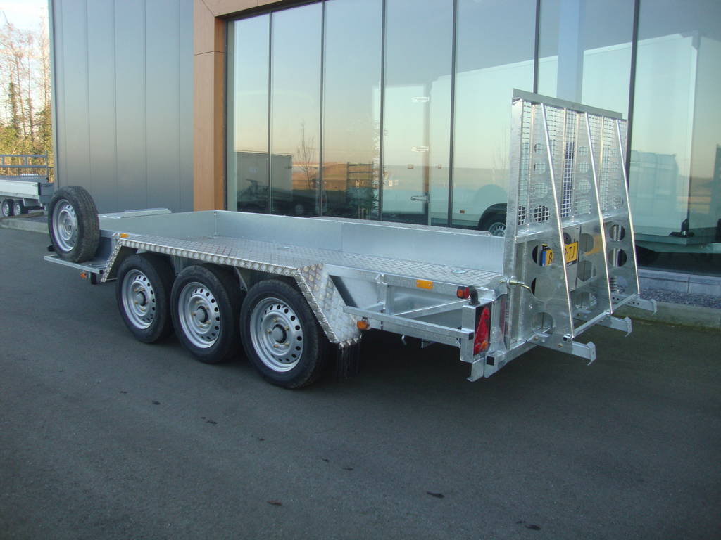 Ifor-Williams GP147 Machinetransporter tridemas 429x193cm 3500kg geremd, foto 3 van 6
