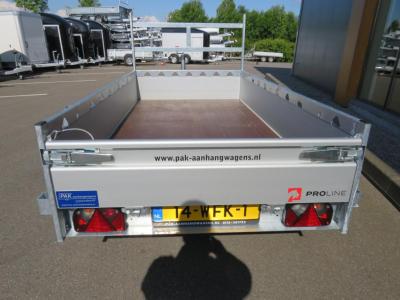 Proline Bakwagen enkelas 257x135cm 1450kg