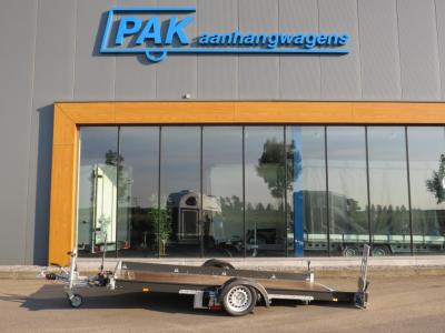 Proline hydraulisch zakbare Motortransporter enkelas 375x180cm 1900kg