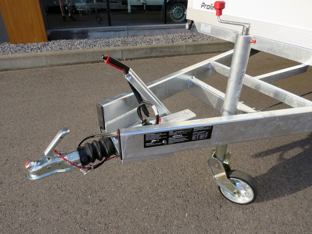 Proline sandwich Gesloten aanhangwagen tandemas 366x204x190cm 3000kg geremd, foto 5 van 6
