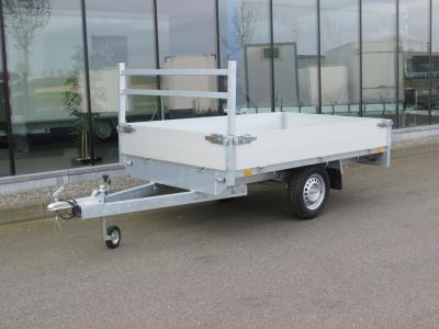 Loady Plateauwagen enkelas 260x154cm 750kg