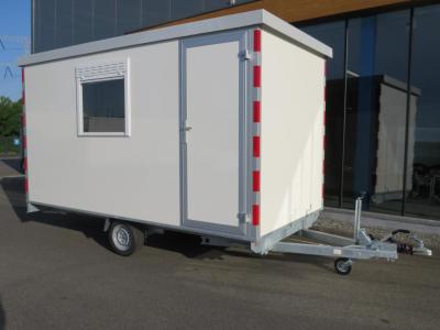 Proline Schaftwagen enkelas 400x200x210cm 1450kg met magazijn