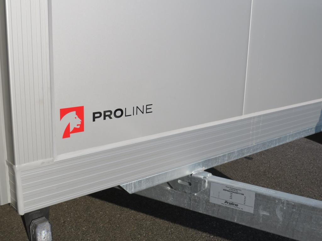 Proline sandwich Gesloten aanhangwagen tandemas 426x175x190cm 2600kg