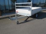 Easyline Plateauwagen enkelas 255x155cm 750kg