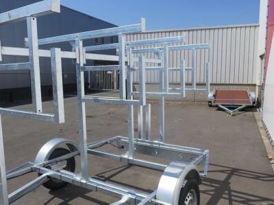 Easyline Steigeraanhangwagen enkelas 250x160x150cm 750kg