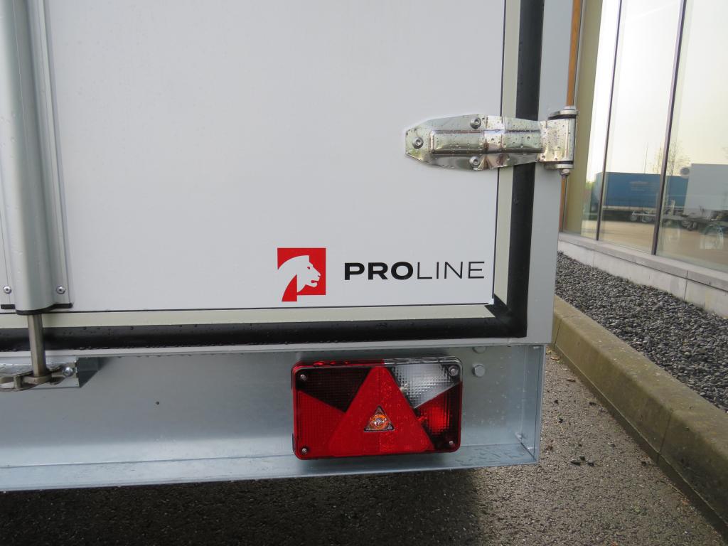 Proline Gesloten aanhangwagen enkelas 250x130x150cm 750kg