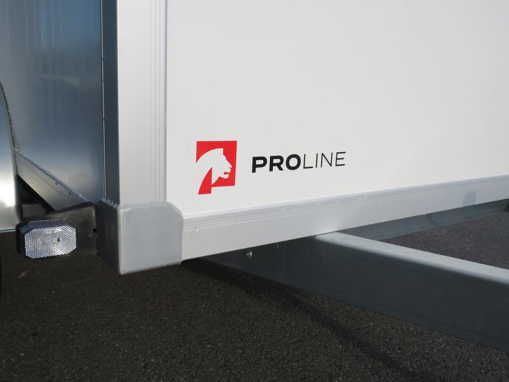 Proline Gesloten aanhangwagen enkelas 250x130x150cm 750kg
