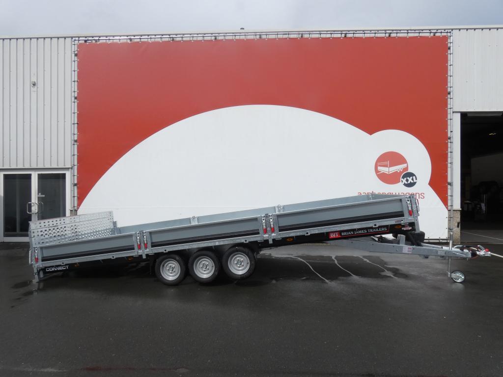 Brian James Machinetransporter tridemas 600x243cm 3500kg kantelbaar