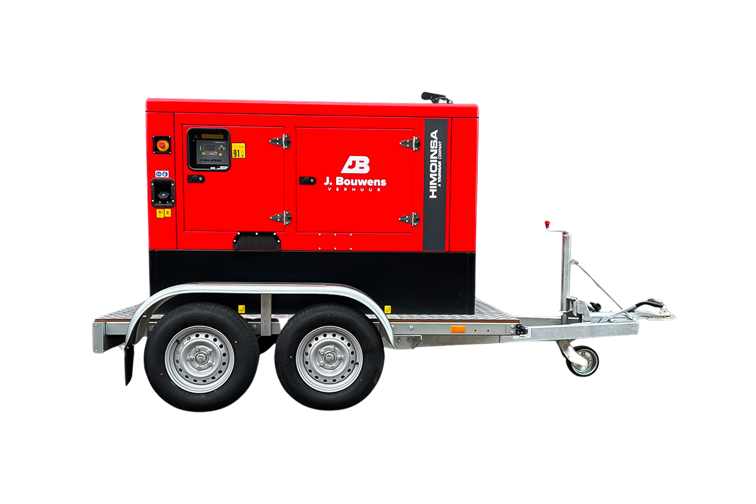 Proline generator aanhangwagen 350x180cm 2800kg geremd, foto 2 van 6